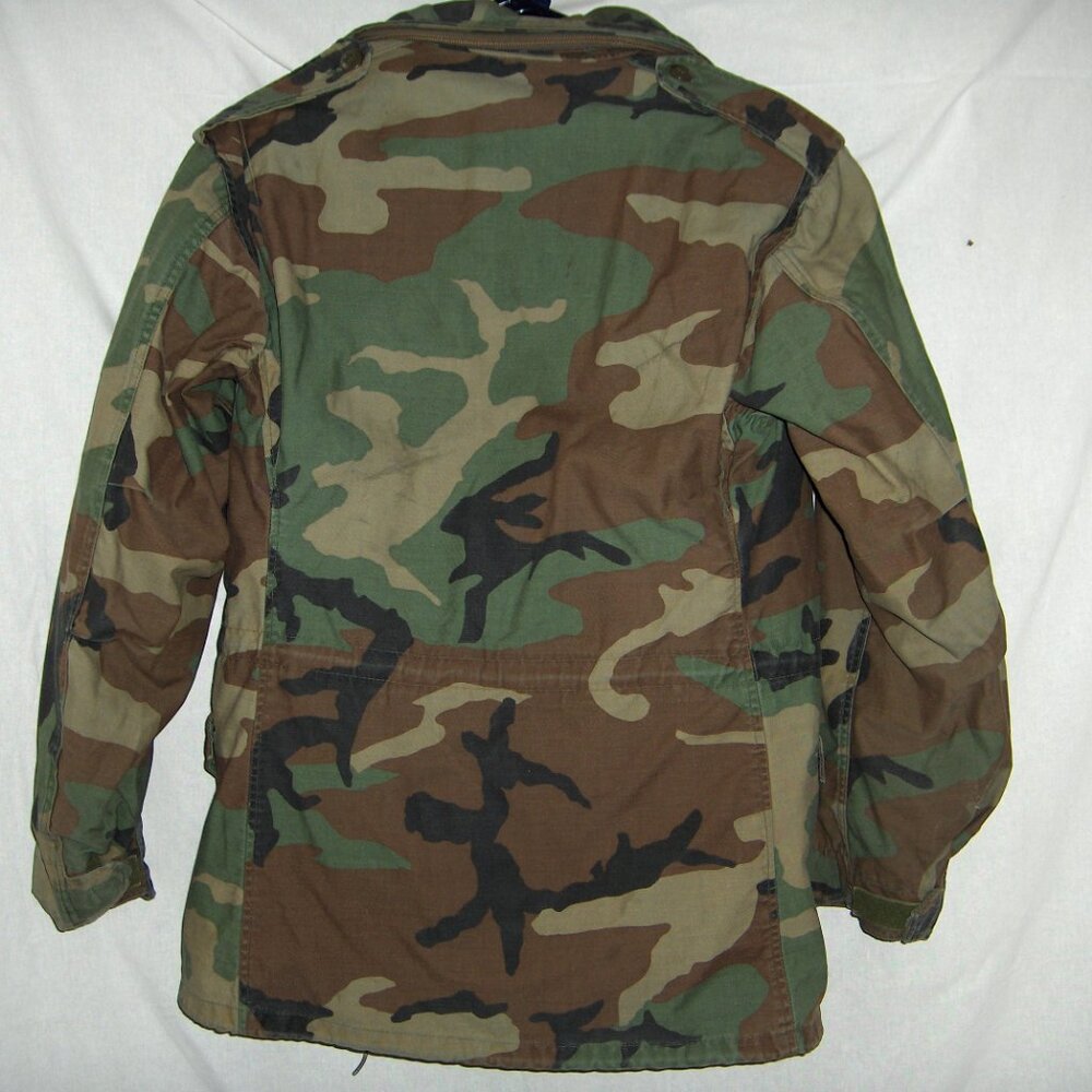 Camo Field Jacket, Lined Measures 40" Chest - Picture 5 of 5